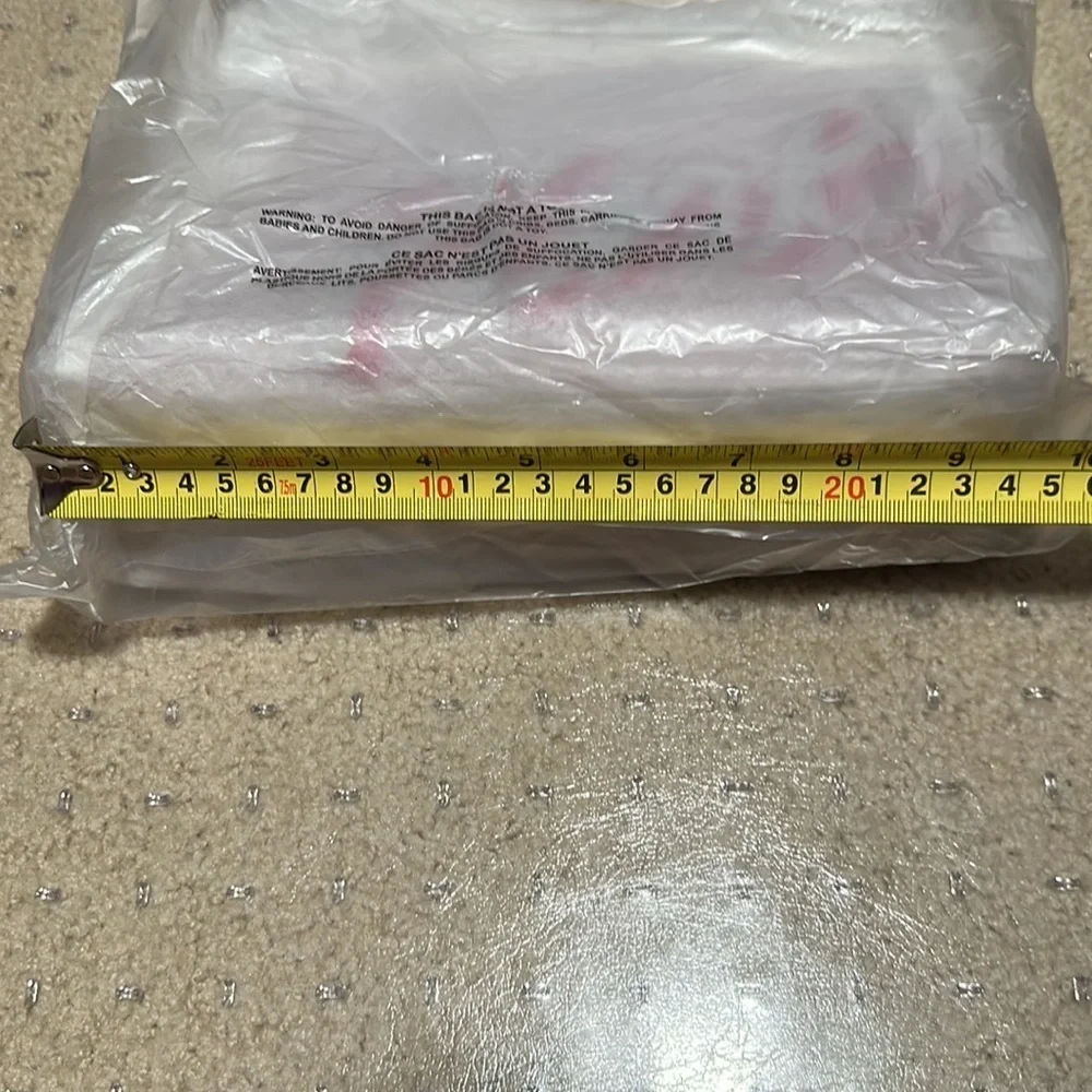 Pink Clear Victoria’s Secret Large Makeup Bag (NWT)